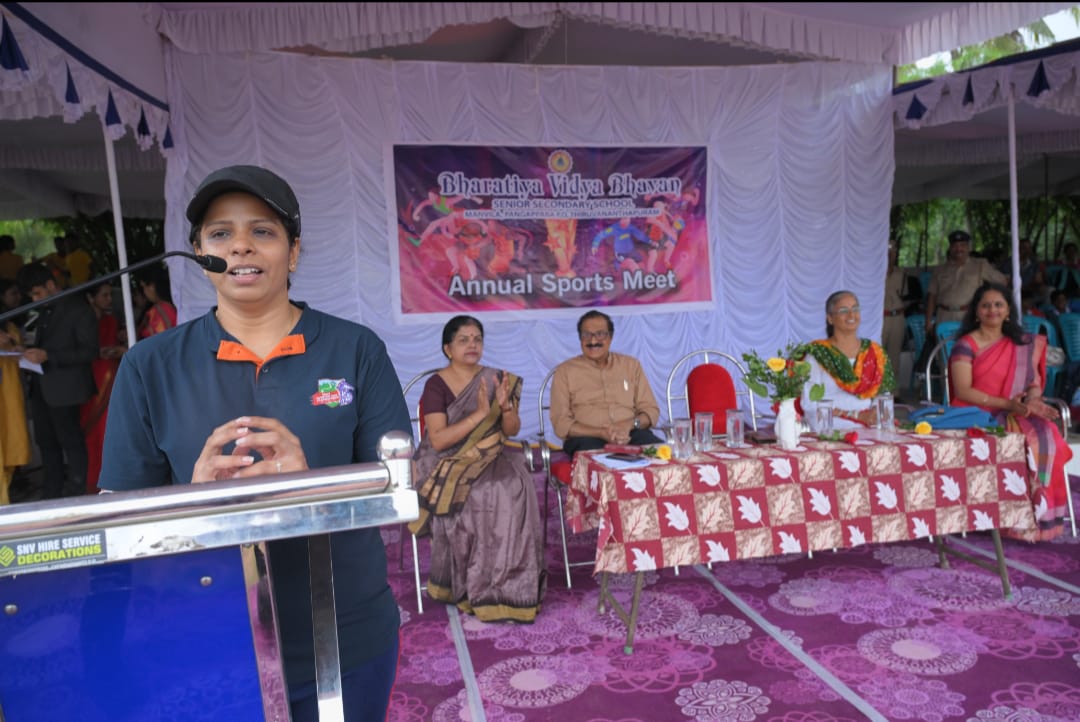 ANNUAL SPORTS MEET 2024: Chief Guest-Harshita Attaluri IPS, IG HQ TVM