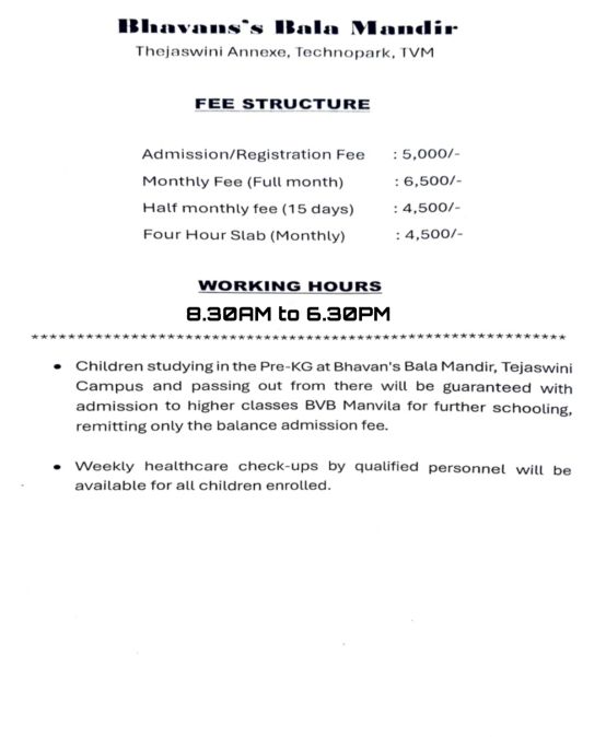 fess structutre thejaswani